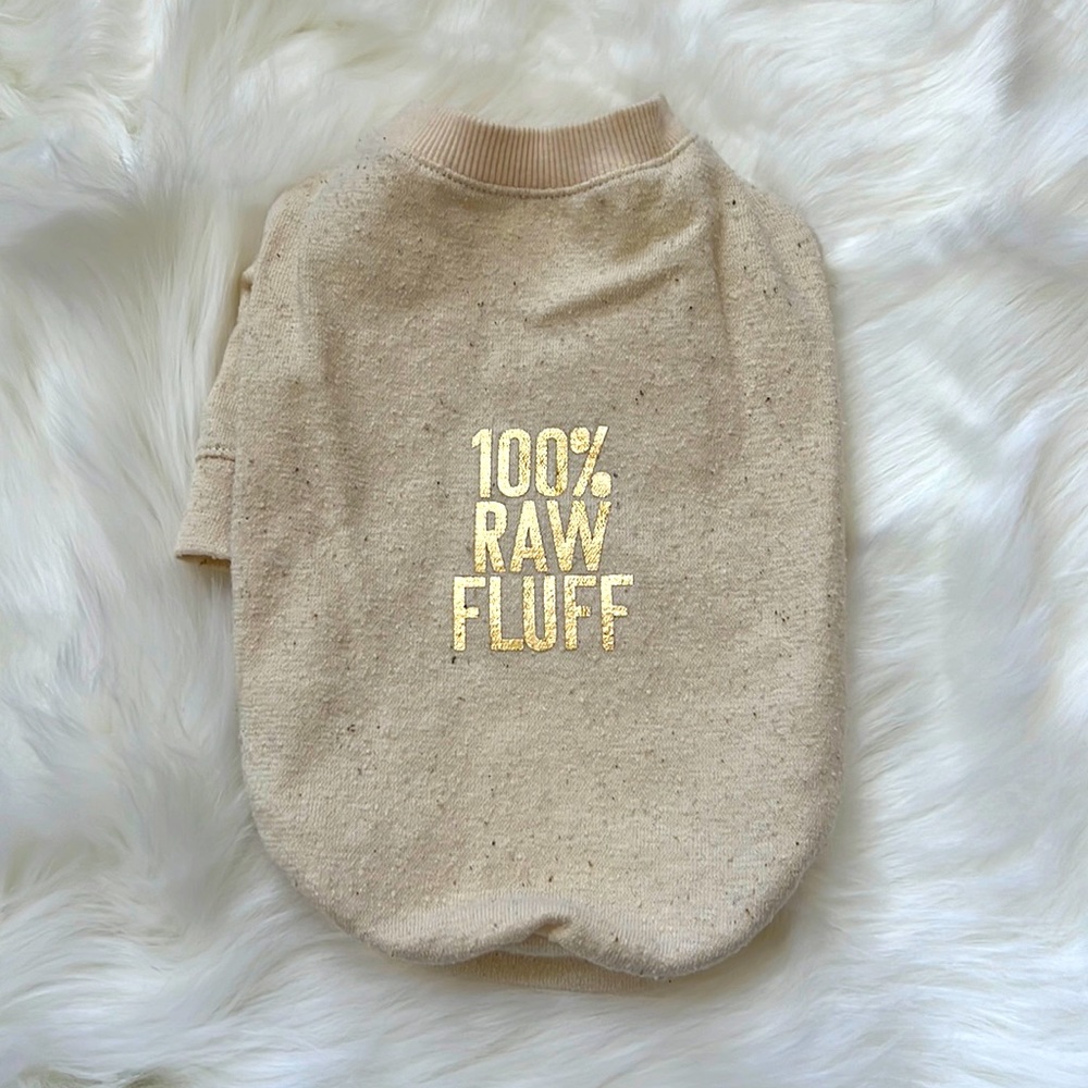 100% Raw Fluff Tee